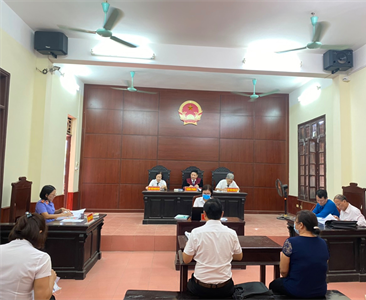 Viện KSND huyện Sóc Sơn tổ chức phiên tòa Dân sự rút kinh nghiệm